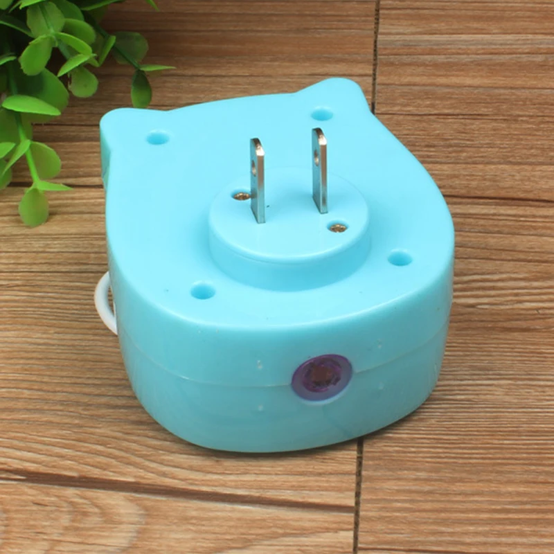 4 цвета Мини Сова светодиодный ночной Светильник Авто Сенсор светильник