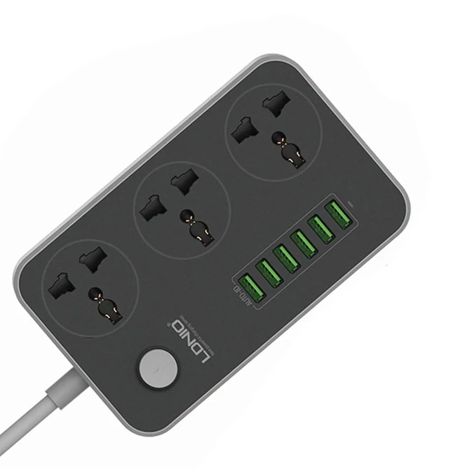 LDNIO международная торговля взрывы шесть USB Проводная розетка многостандартная