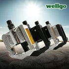 Складные велосипедные педали Wellgo F265, алюминиевые складные педали для горного велосипеда педаль детали велосипеда