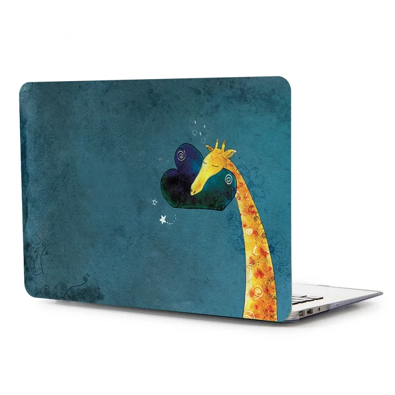 DW17 Жесткий чехол для ноутбука с милым рисунком, чехол для Apple Macbook Air 11 Air 13 Pro retina Touch Bar 11,6 12 13 15 15,4 дюймов - Цвет: DW17