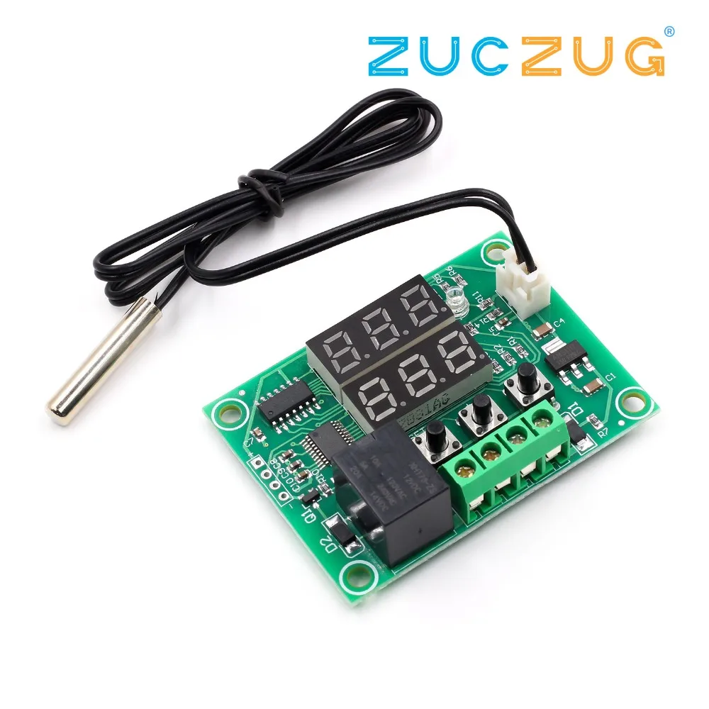 XH W1219 DC 12V двойной светодиодный цифровой дисплей термостат регулятор температуры