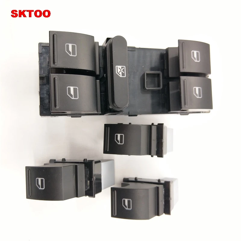 Стеклоподъемный переключатель для SEAT Volkswage Tiguan Jetta Golf MK5 MK6 GTI Rabbit Passat 1K4959857B 7L6 959