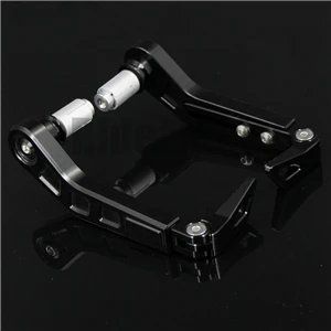 Black RiderJacky 7/8 дюйма мотоциклетные грипса на руль сцепные защита рычага защита для Yamaha TDM 900 R6S R1 R3 R6 MT-07 MT-09 - Цвет: Black