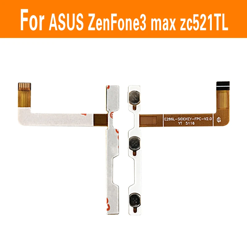 100% настоящий гибкий кабель управления громкостью для Asus zenfone 3S Max ZC521TL X00GD питания