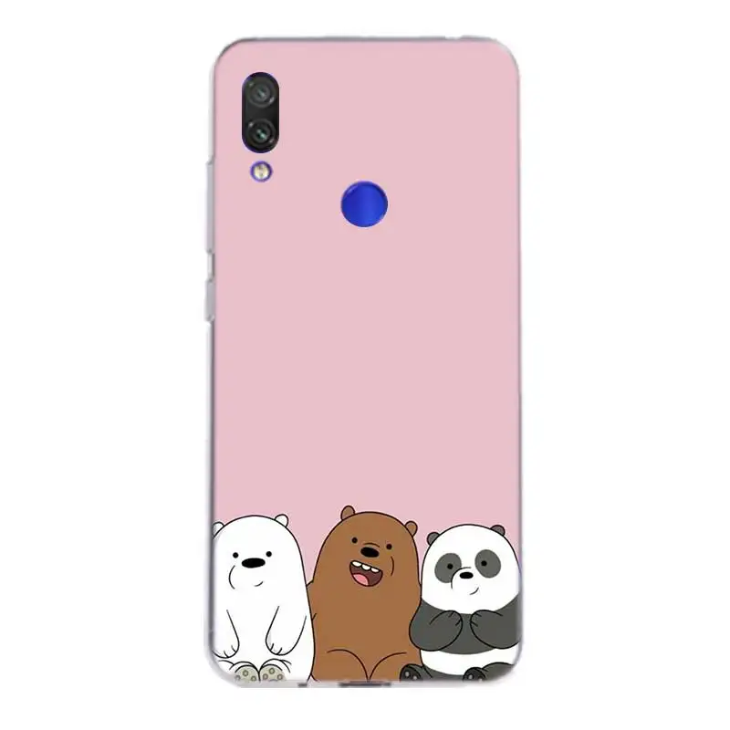 Чехол с тремя маленькими мишками для Xiaomi redmi Note 7 Pro 6 5 4 чехол Xiomi Redmi 4A 4X Plus 5A 6A