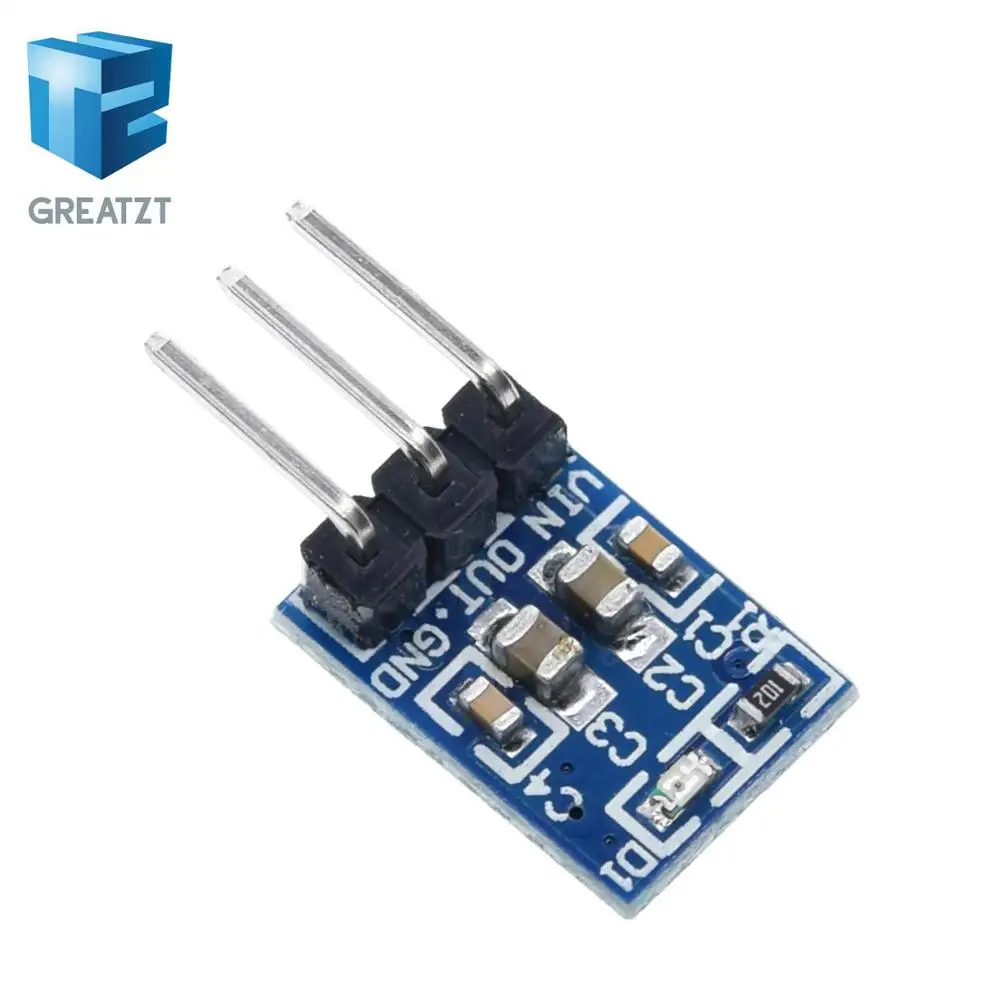 GREATZT высокое качество 1 предмет 5V до 3 V для DC понижающий Питание модуль AMS1117 LDO