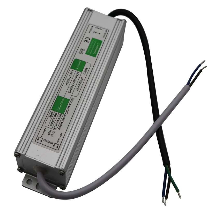 DC 12 V/24 V 10 w/15 w/20 w/25 w/30 w/50 w/80 w/150 WLed трансформатор питания переключатель адаптер