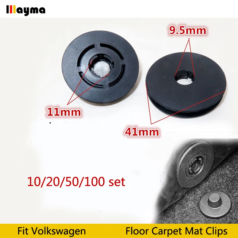 Зажимы для напольного коврика зажим крепления ковра VW Golf Polo Jetta Passat B7 Audi a3 a4 a6 Skoda