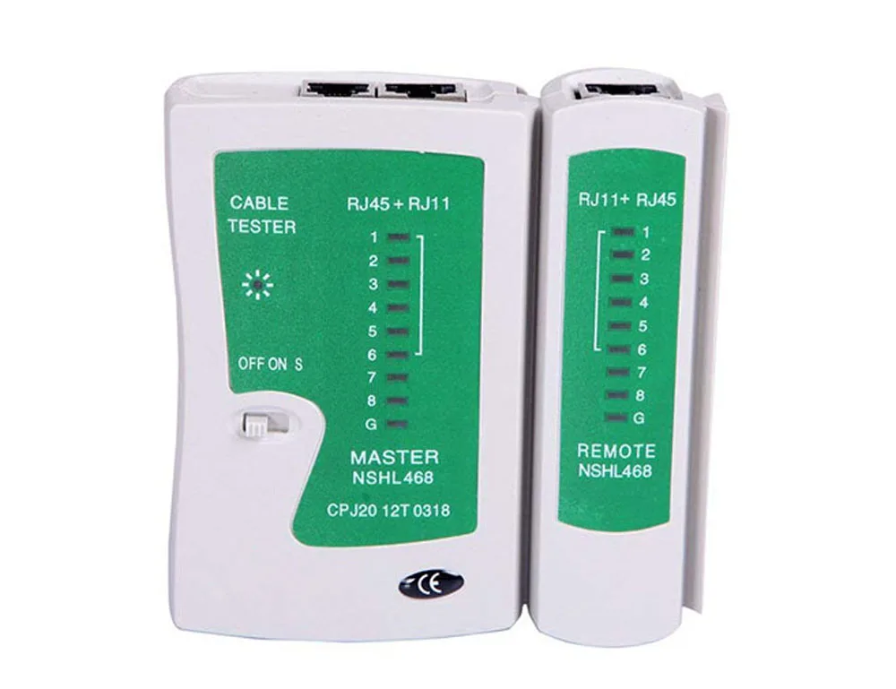 Профессиональный тестер сетевого кабеля RJ45 RJ11 RJ12 CAT5 UTP сетевой инструмент для