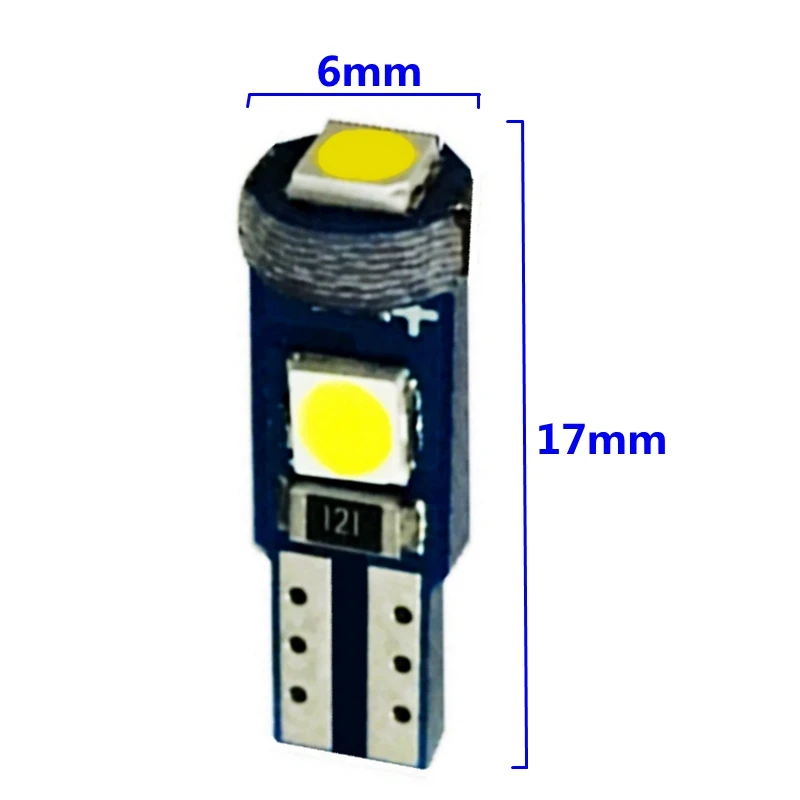 T5 73 74 286 W1.2W супер яркий 3 SMD 3030 LED клиновидная приборная панель Калибровочные лампы