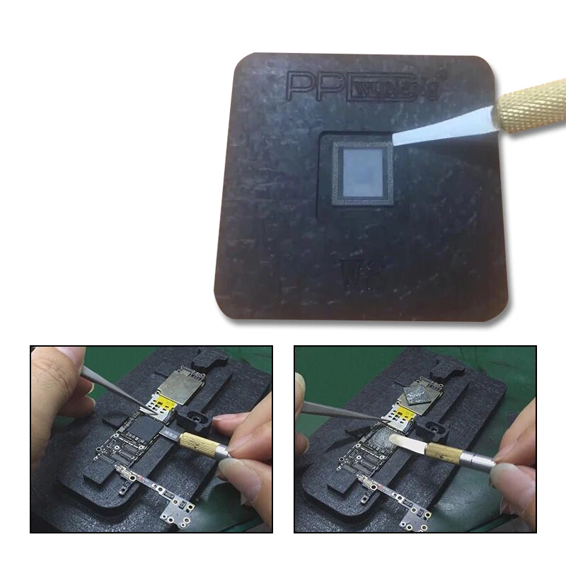 UANME ручка из алюминиевого сплава для удаления ЦП с 10 шт. BGA IC ремонтный нож