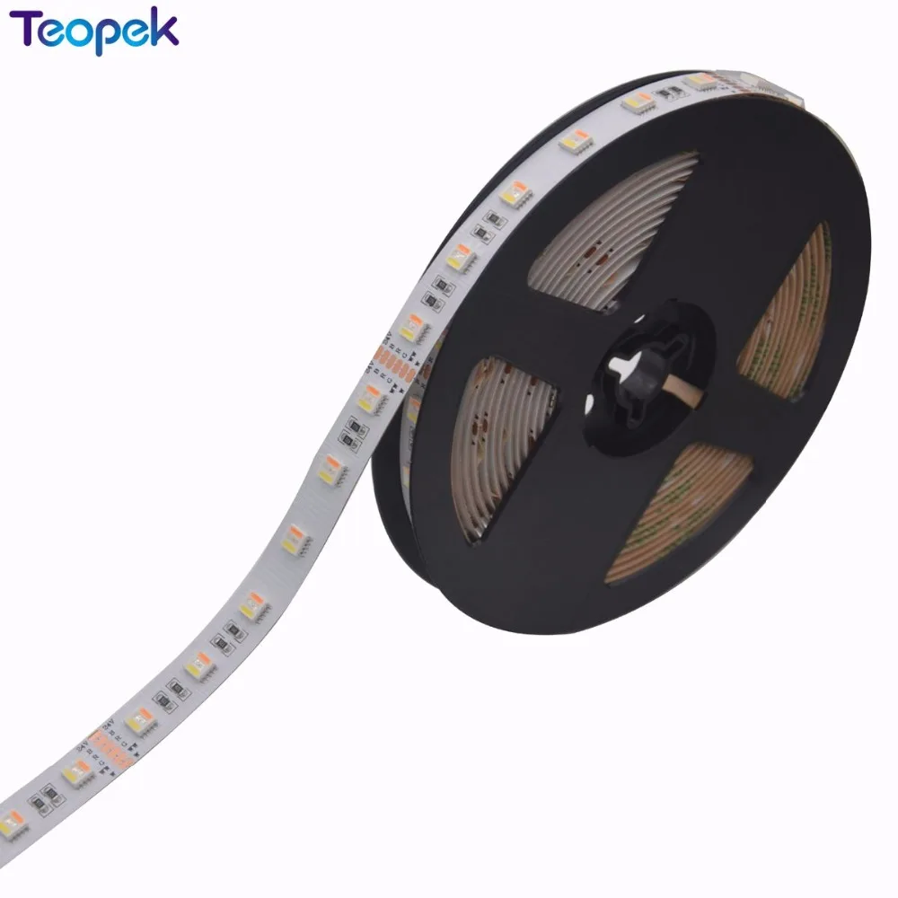 2 м/3M/5 м 5050 RGB+ CCT Светодиодная лента 60 светодиодов/м 300 светодиодов 5 в 1 чип CW+ RGB+ WW гибкая лента DC12V 24 в высокое качество