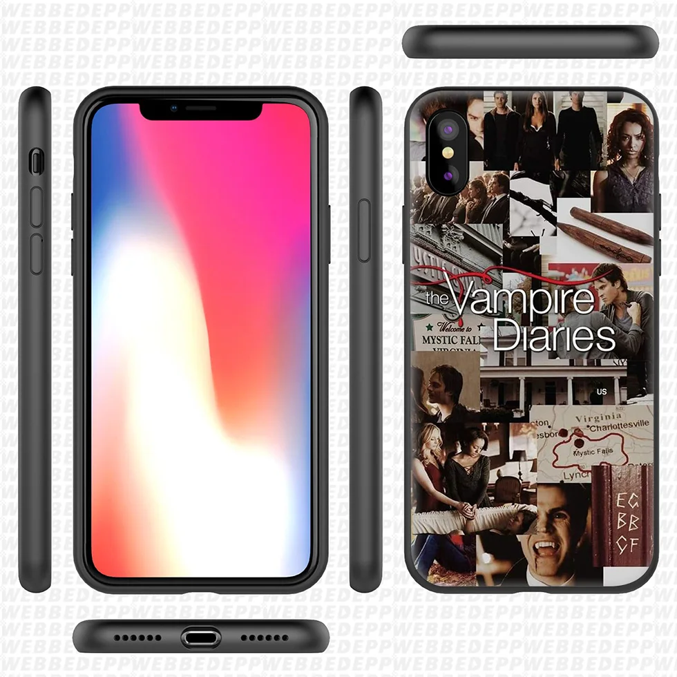 WEBBEDEPP Дневники вампира Стефан Мягкий силиконовый чехол для iPhone 11 Pro Xr Xs Max X или 10 8 7