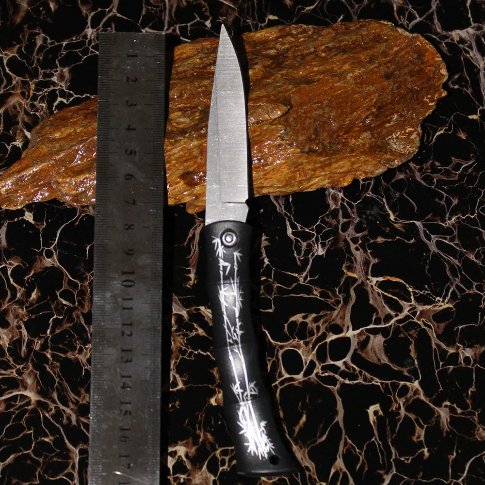 Складной Нож Бамбука Модель Карманный Отдых На Природе Выживание Тактические