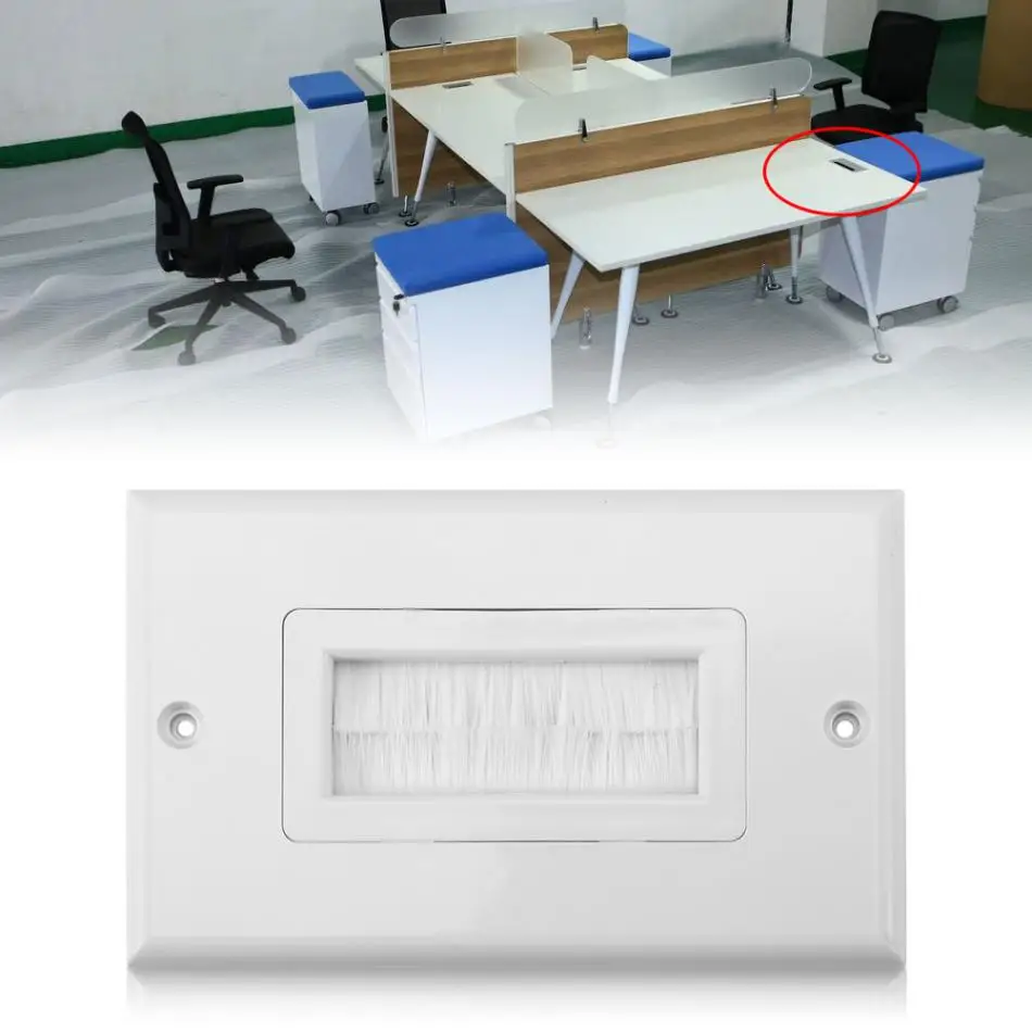 1 шт. пластиковая настенная щетка для защиты от пыли|wall switch plate covers|wall switchpanel mount |