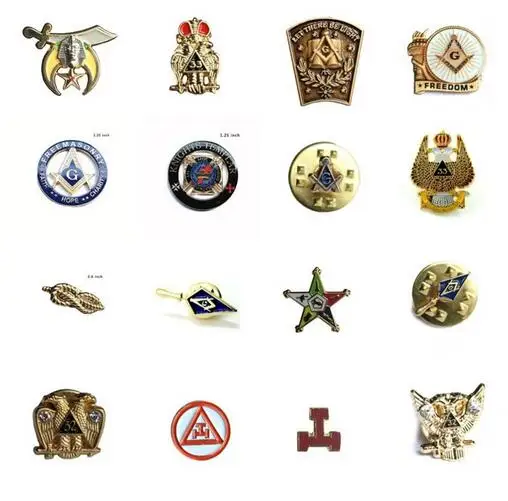 30 шт./лот оптовая продажа масонская штифтовая штифта с бабочкой брошка клатч