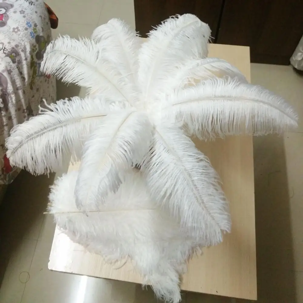 10 100 шт. качественные белые страусиные перья 14 16 дюймов/35 40 см|white ostrich feathers|ostrich