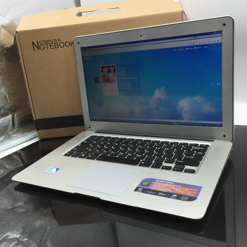 Ноутбук с 14 дюймовым экраном 8 граммов 750GHDD и 64 Гб SSD 1366x3520 p INTEL Pentium N3510/3530/3540/ windows 10