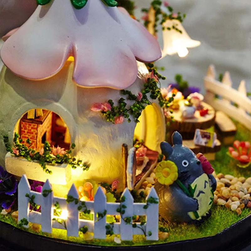 Миниатюрные DIY кукольные домики 3D деревянные ручной работы Полимерная модель