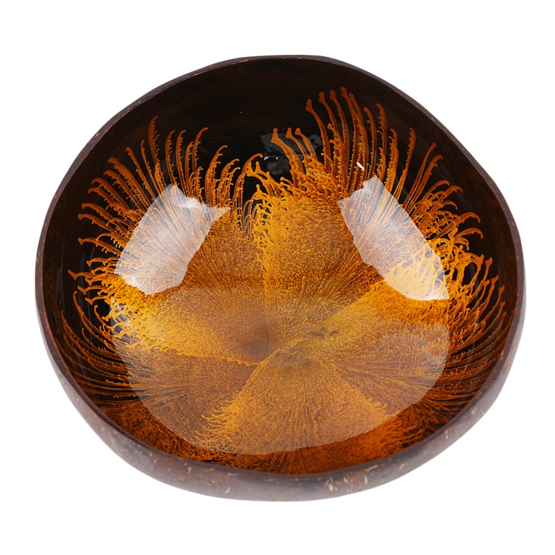 Чистый натуральный чашка в виде кокоса посуда Кухня лотки для хранения мусора