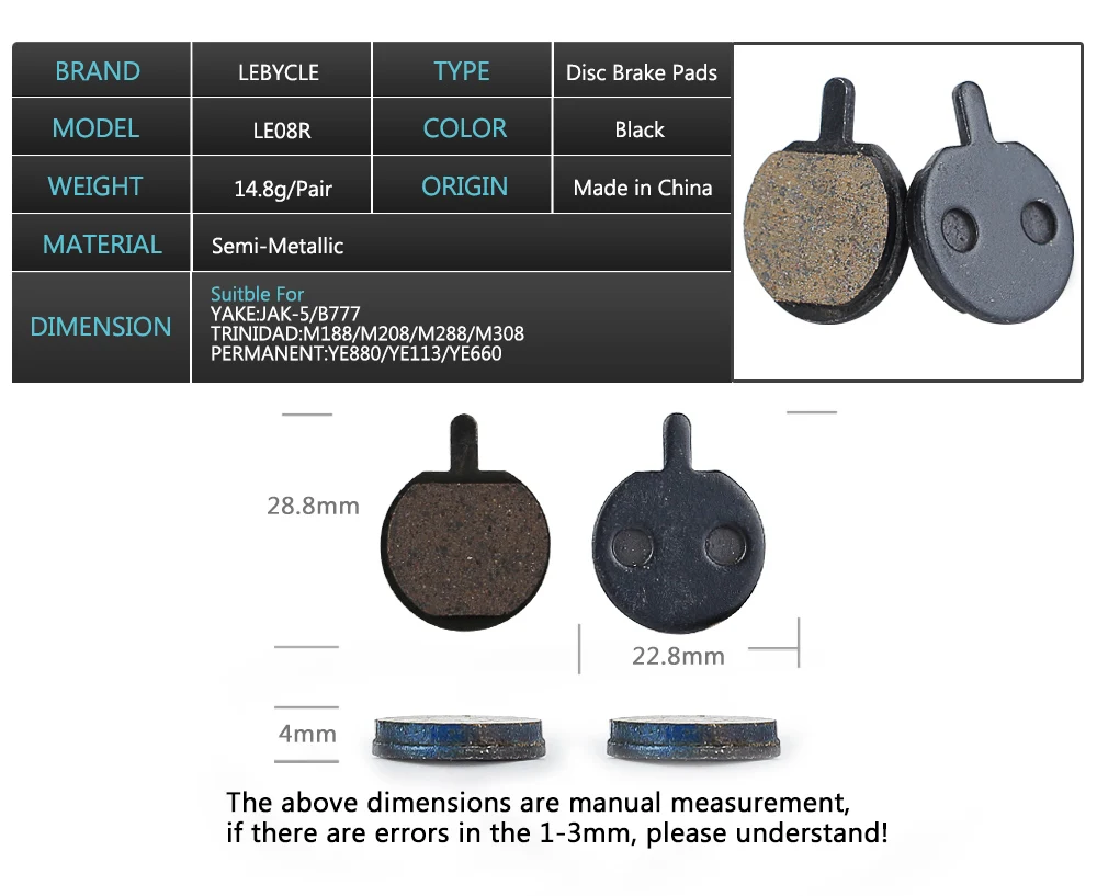 Одна пара велосипедных дисковых тормозных колодок из смолы блоки MTB для SHIMANO SRAM AVID HAYES Tektro Magura Zoom Гигантские велосипедные аксессуары часть