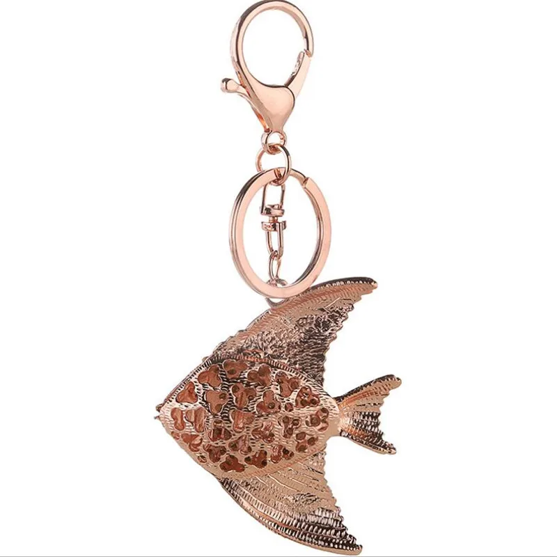 Креативный дизайн в виде животного брелок золотистого цвета полный горный