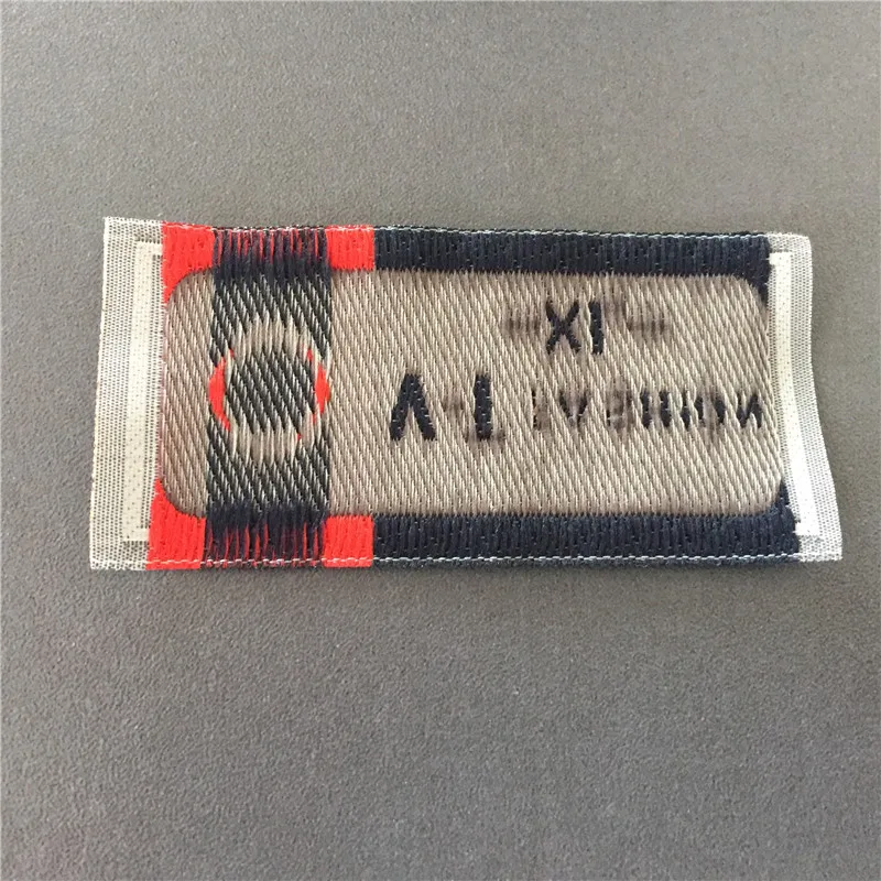 

Customized Double Density Soft Woven Label
