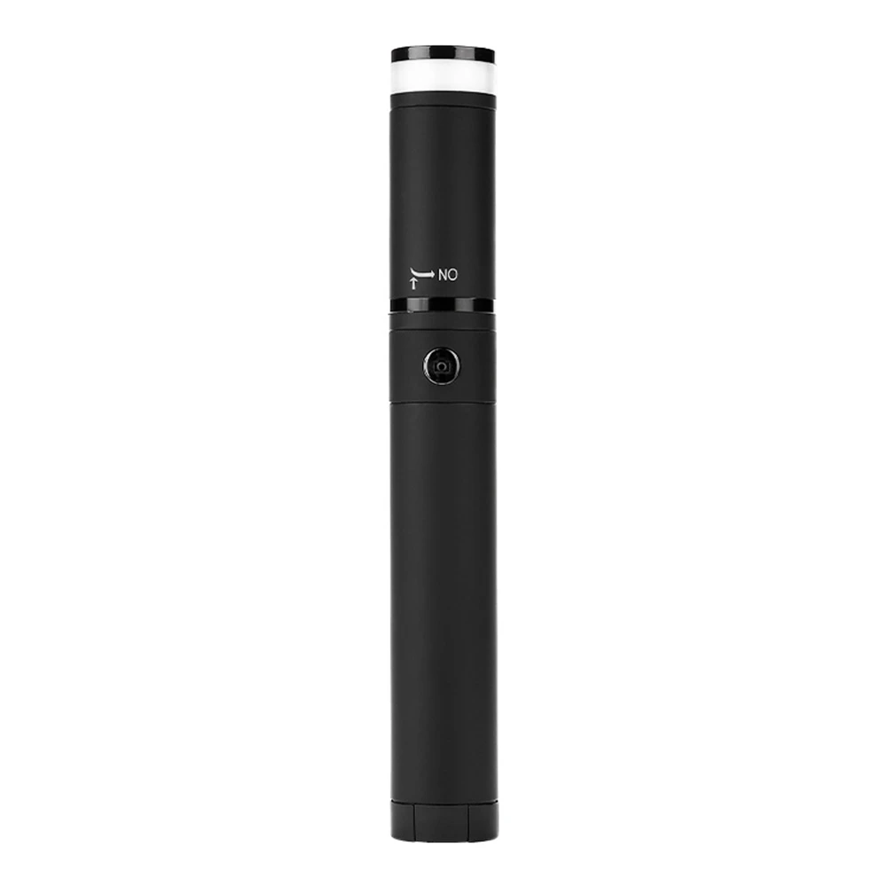 Black CASEIER 3 в 1, Беспроводная Bluetooth селфи-палка, штатив, монопод для универсальной селфи-палки, светодиодный светильник-вспышка для iPhone, huawei - Цвет: Black