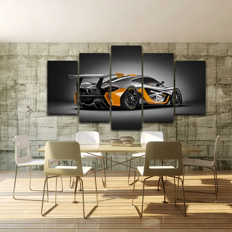 

Artistic Print Painting on Canvas Spray Oil Painting Decoration HD Printed Home Decor Framed wall art pictures Sports Car AE0341