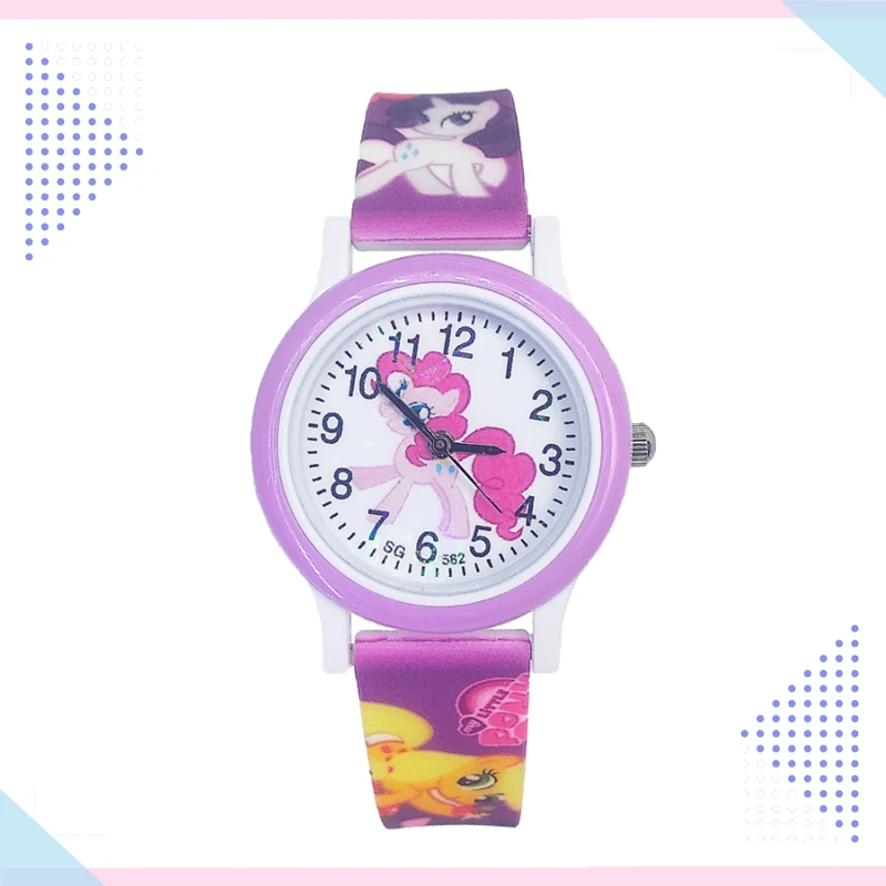 Unicorn Design Cartoon Fashion Pony Watch Children Girls Students Quartz Kids Watches for Party Gifts Relogio Kol Saati Clock