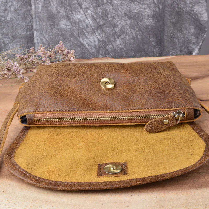 AETOO New Original handmade leather ladies envelope bag shoulder Messenger mini | Багаж и сумки