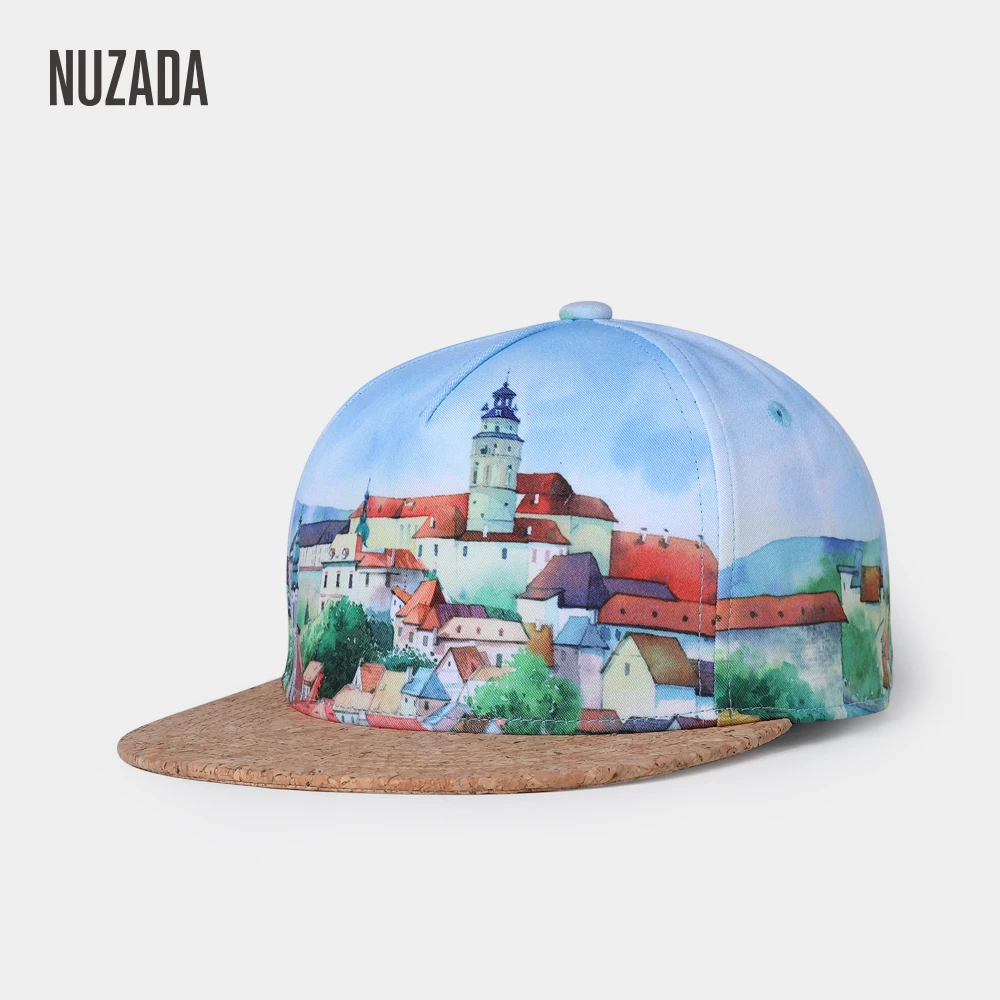 

Бейсболка NUZADA Мужская/Женская, весна-лето, с 3D-принтом