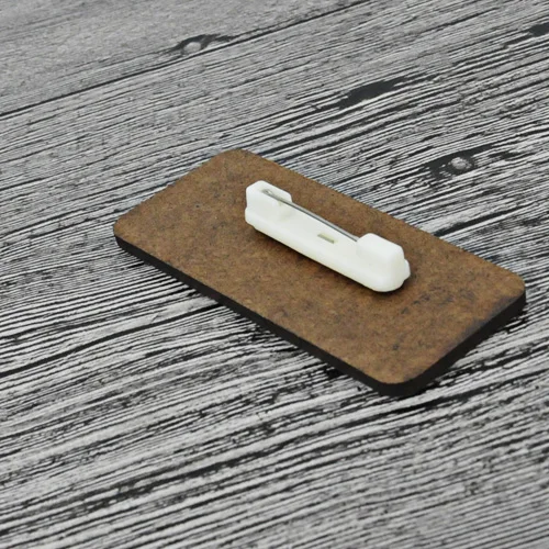 10 шт./лот сублимационные пустые значки сделай сам на рюкзаке деревянные для