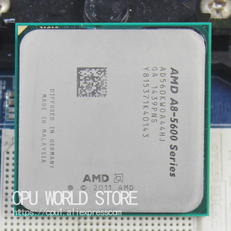 Четырехъядерный процессор AMD серии A APU X4 A8 5600K 3 6 ГГц 32 нм 100 Вт Socket FM2|cpu processor|socket