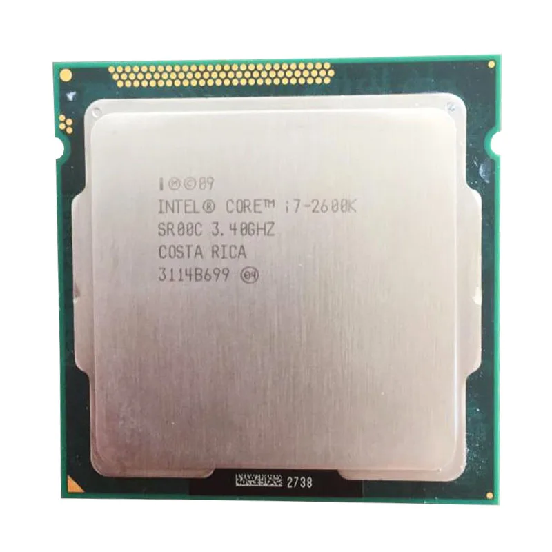Процессор intel core i7 2600k 3 4 ГГц/8 Мб кэш L3 четырехъядерный процессор TDP 95 Вт LGA1155
