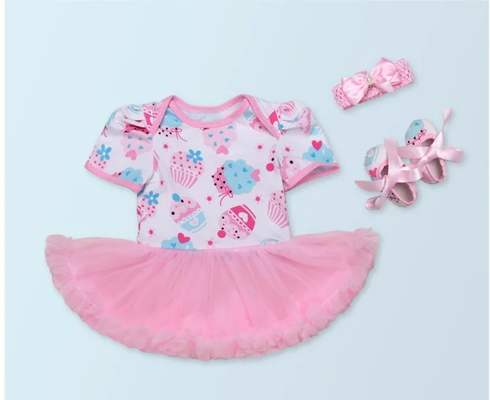 22 &quotDOLLMAI reborn baby girls DOLLMAI Одежда для кукол простое и милое розовое платье с вырезом