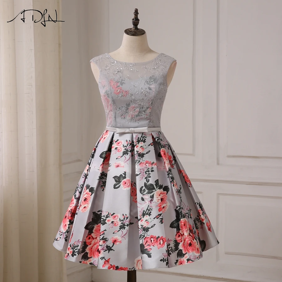ADLN Новое Поступление Коктейльные платья для женщин 2017 с коротким рукавом Vestidos