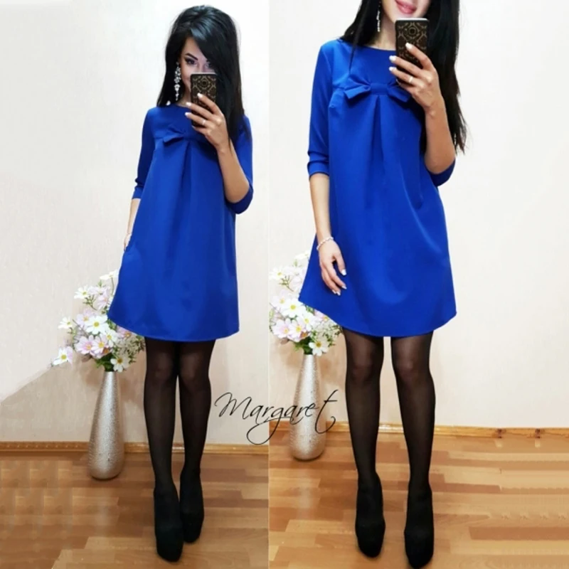 2019 модное летнее женское платье с аппликацией в виде роз простое Стильное прямое