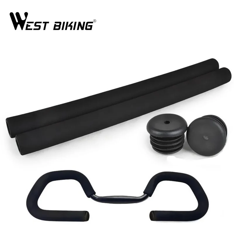 Ручки на руль велосипеда с губчатым покрытием Нескользящие ручки бабочкой