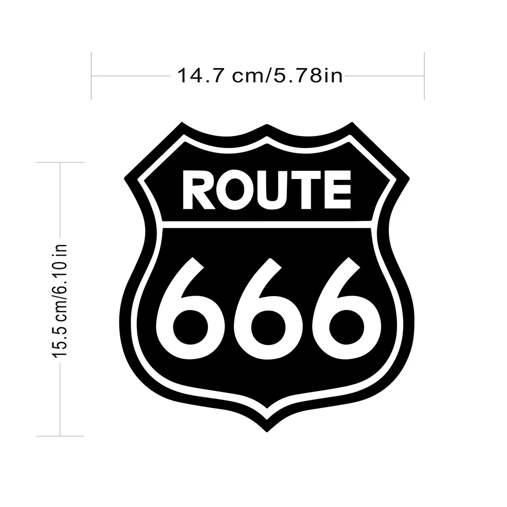 Стикер для стайлинга автомобиля ROUTE 666 Originalit стикер бампера и наклейки Стайлинг