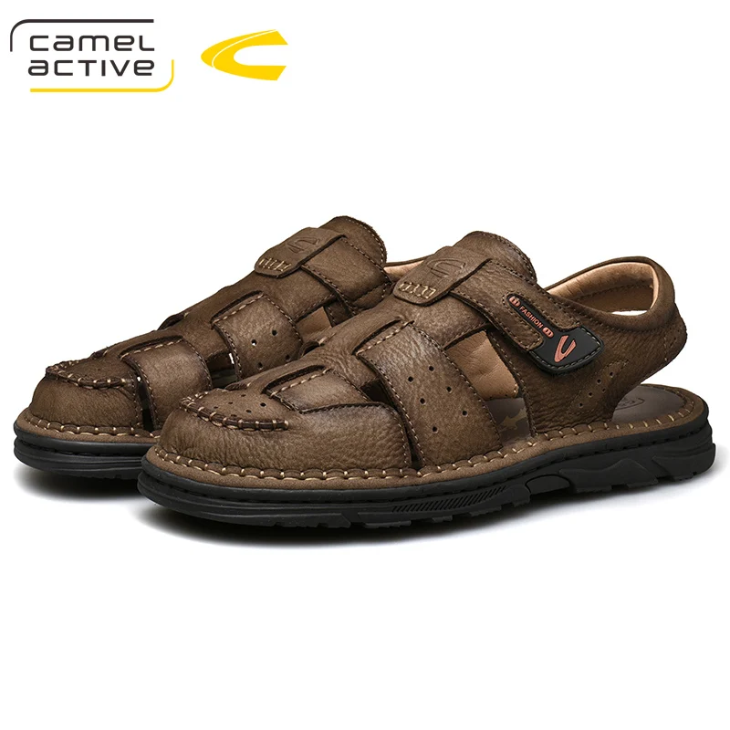 Мужские сандалии из натуральной кожи Camel Active повседневные классические пляжные
