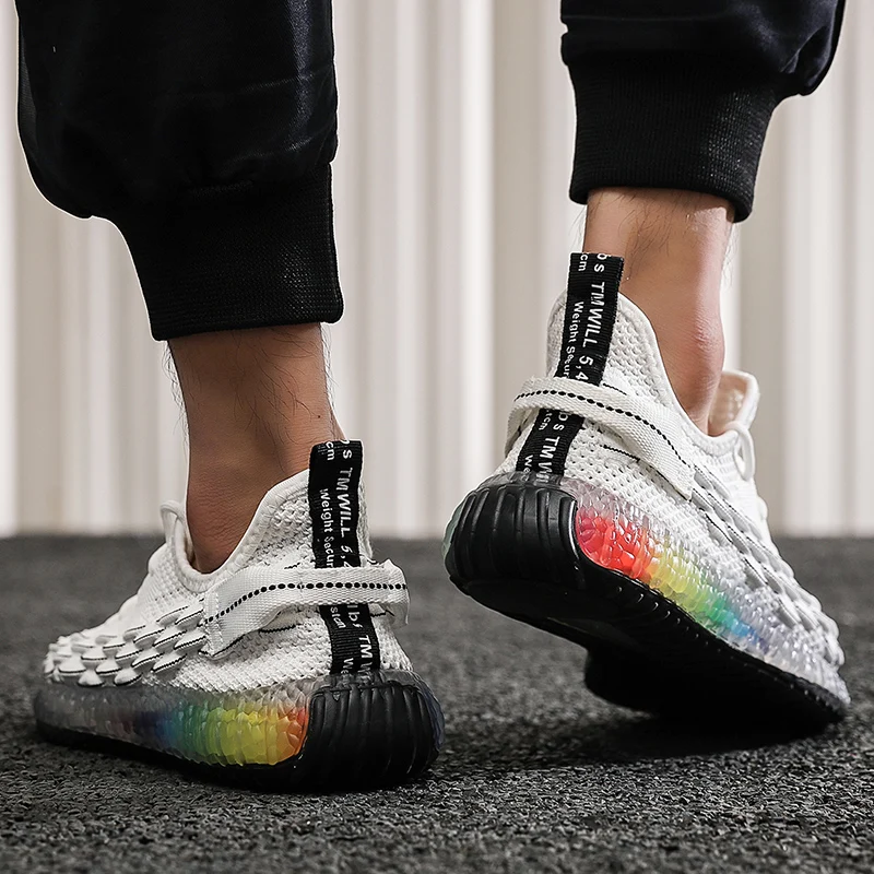 Humtto летние мужские кроссовки для бега уличные дышащие мягкие Мужская