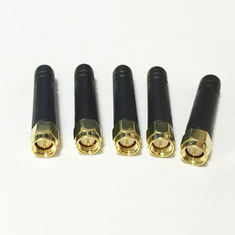 5pcs 433mhz Antenna 2.15dbi With Sma Connector Antenna Size L 50mm Radio Antenna