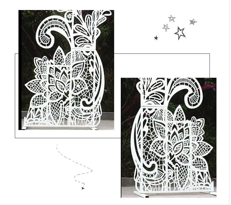 Новинка свадебные принадлежности tieyi для отделки экрана Свадебные реквизиты