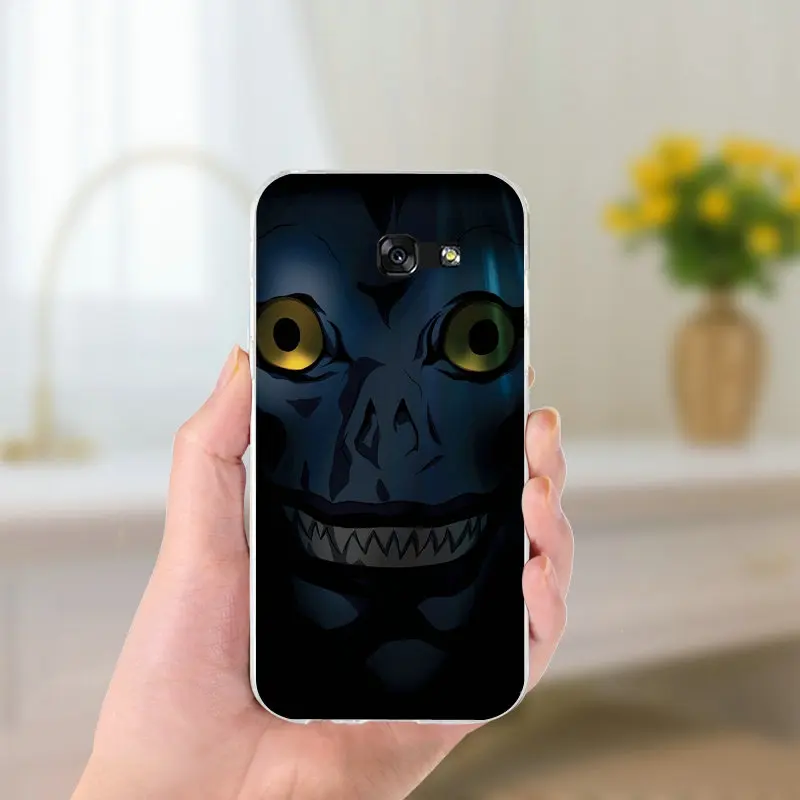 Аниме тетрадь смерти тонкий мягкий из полиуретана телефонные чехлы для samsung Galaxy