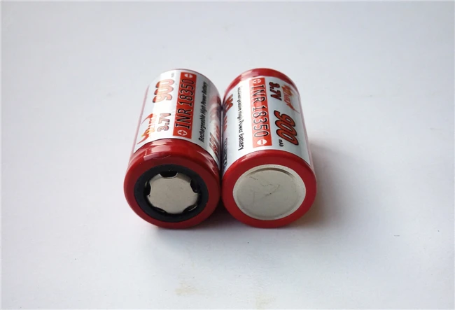INR 18350 900 мА/ч 3 7 V 6 li ion лития ионный заряжаемый аккумулятор подзаряжаемый клетки