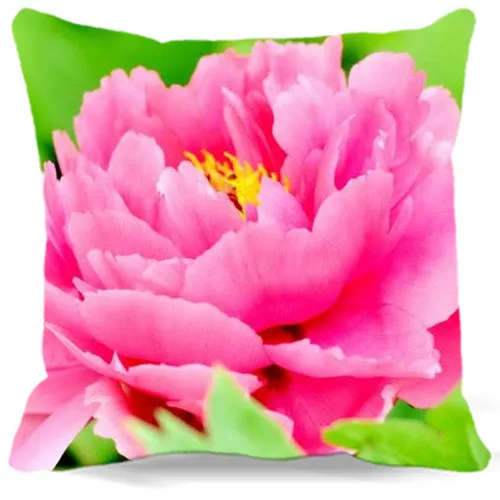 Cotton polyester Vintage Retro peony flowers Pattern Print Home car hotel Decorative pink red Pillow case 9 style 16'' 18&quot 19&quot |