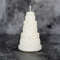 nicole silicone soap candle mold wedding cake shape for handmade craft resin clay decoration tool