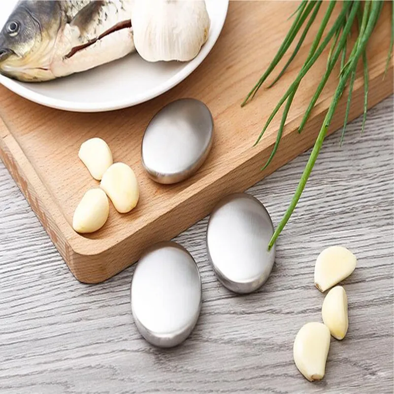 Нержавеющая сталь мыло Овальный Форма дезодорирует запах от руки Розничная