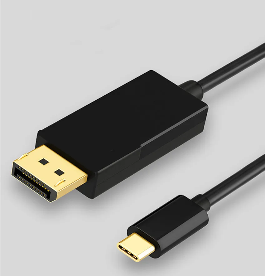Кабель переходник USB3.1 для HDTV 1 8 м Type c папа DP поддержка видеоадаптера 4K кабель